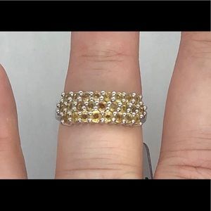 Genuine Yellow Sapphire Ring